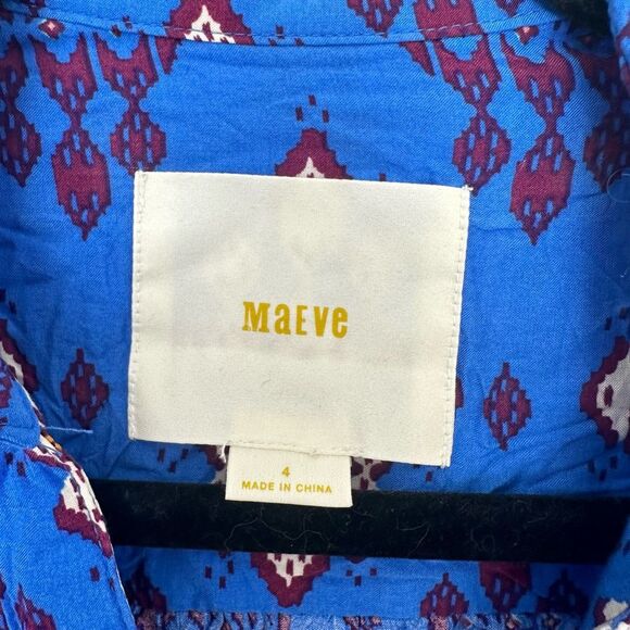 Anthropologie Maeve Women’s 4 Woodland Walk Blouse - Picture 2 of 4